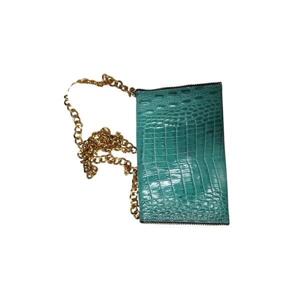 JJ WINTERS ZIP TEETH EDGES LEATHER SMALL CROSS BODY BAG - Picture 2 of 4